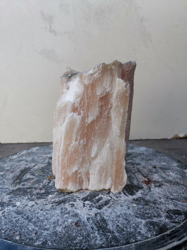 Selenit; Heilstein; Einzelst�ck; aus Marokko; orange; 1,770 kg
