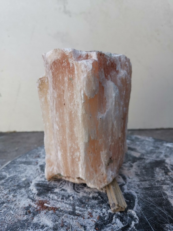 Selenit; Heilstein; Einzelst�ck; aus Marokko; orange; 1,770 kg
