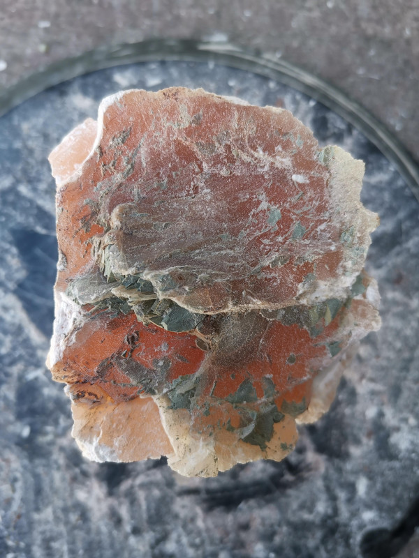 Selenit; Heilstein; Einzelst�ck; aus Marokko; orange; 1,770 kg