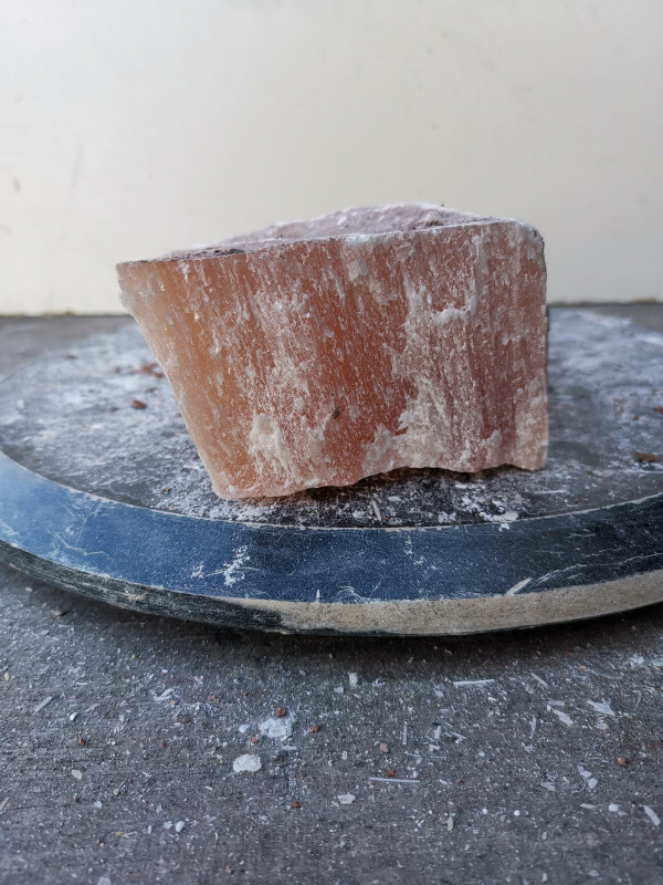 Selenit; Heilstein; Einzelst�ck; aus Marokko; orange; 2,370 kg
