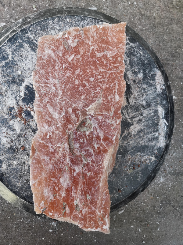 Selenit; Heilstein; Einzelst�ck; aus Marokko; orange; 2,370 kg