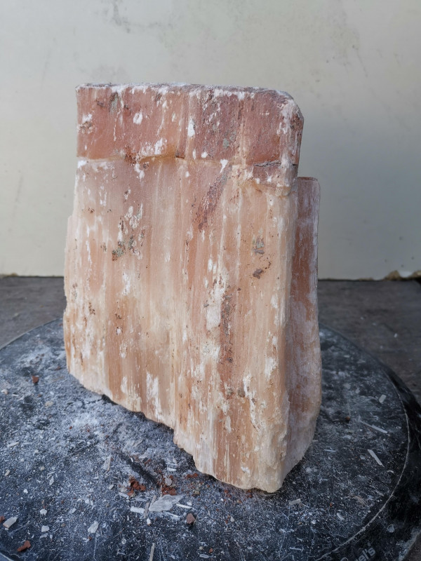 Selenit; Heilstein; Einzelst�ck; aus Marokko; orange; 7,140 kg