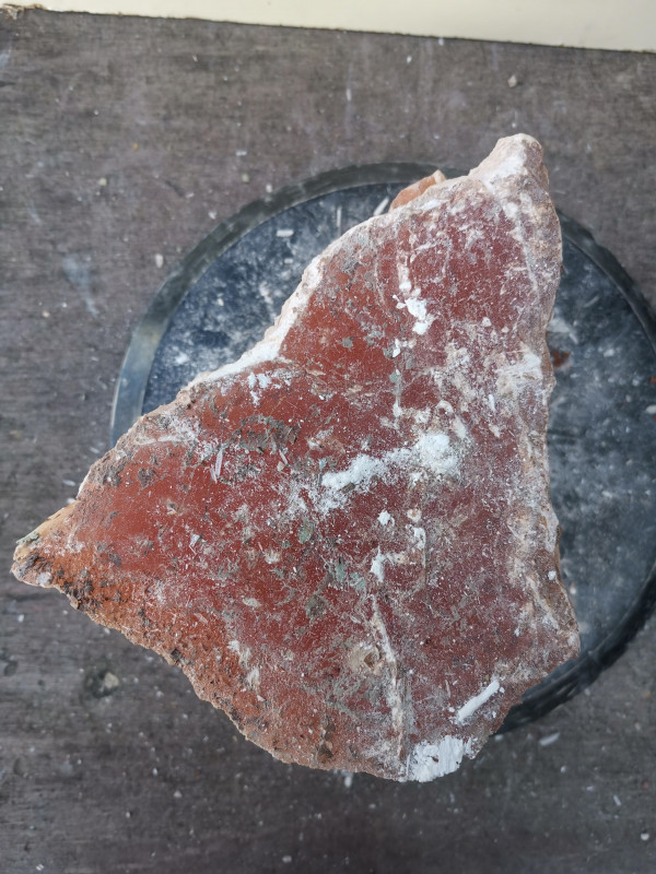 Selenit; Heilstein; Einzelst�ck; aus Marokko; orange; 7,140 kg
