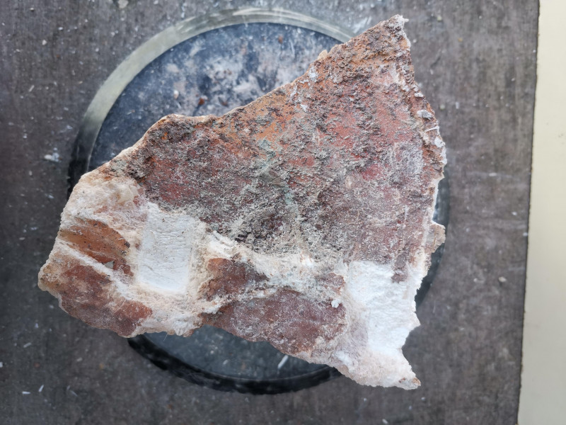 Selenit; Heilstein; Einzelst�ck; aus Marokko; orange; 7,140 kg