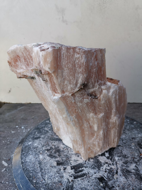 Selenit; Heilstein; Einzelst�ck; aus Marokko; orange; 6,540 kg