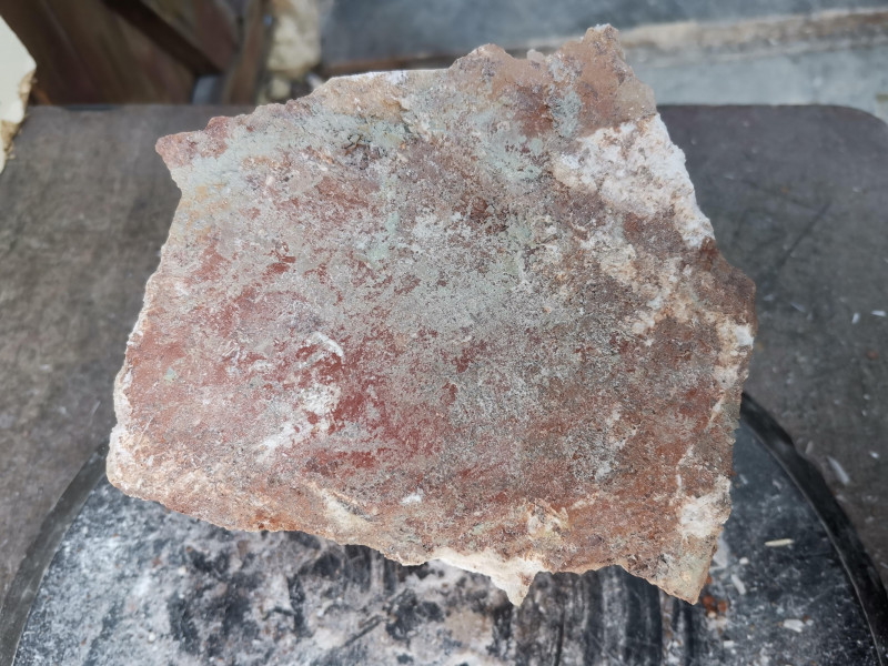 Selenit; Heilstein; Einzelst�ck; aus Marokko; orange; 6,540 kg