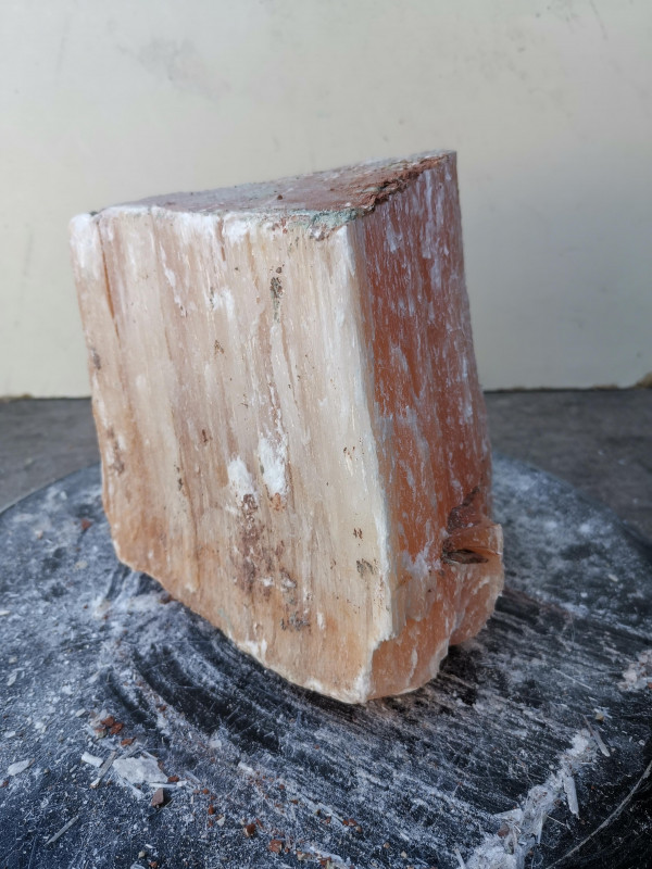 Selenit; Heilstein; Einzelst�ck; aus Marokko; orange; 5,120 kg
