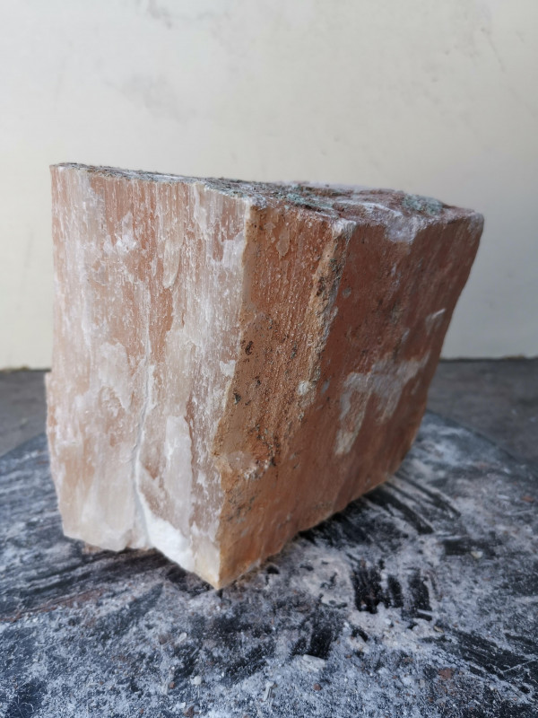 Selenit; Heilstein; Einzelst�ck; aus Marokko; orange; 5,120 kg