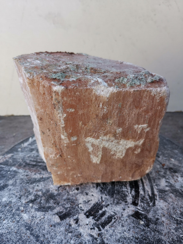 Selenit; Heilstein; Einzelst�ck; aus Marokko; orange; 5,120 kg