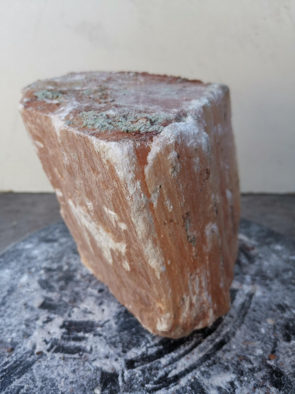 Selenit; Heilstein; Einzelst�ck; aus Marokko; orange; 5,120 kg