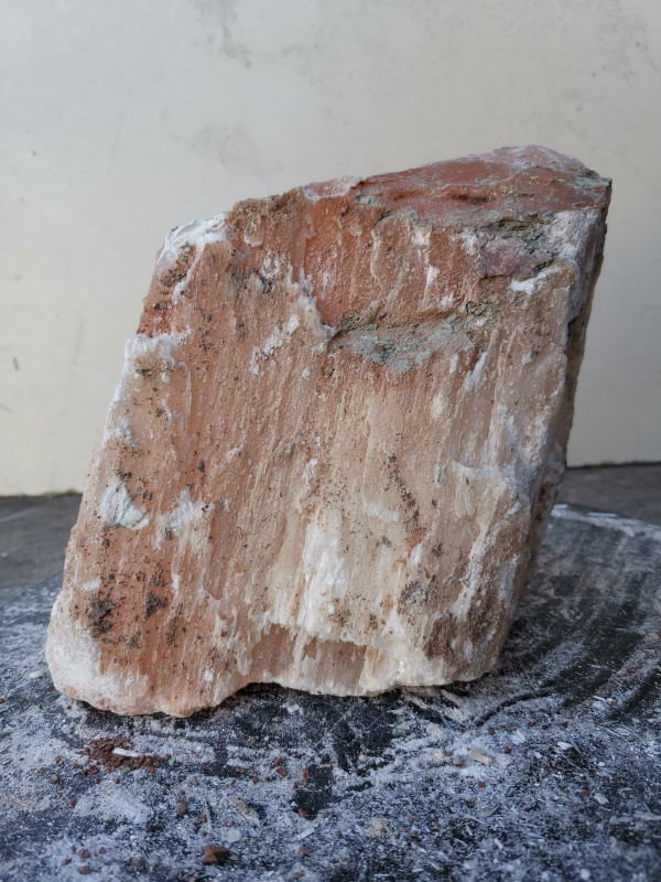 Selenit; Heilstein; Einzelst�ck; aus Marokko; orange; 3,080 kg