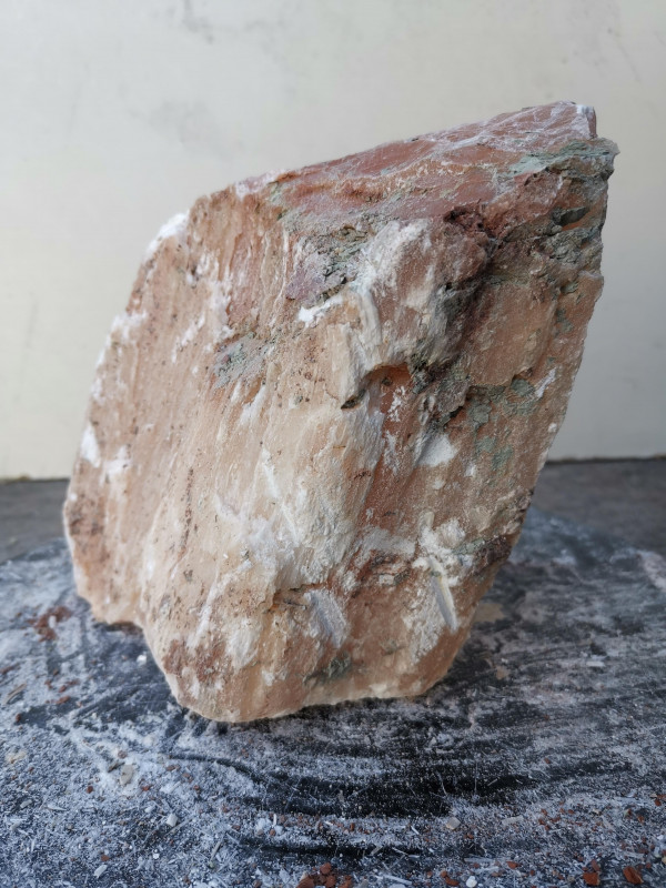 Selenit; Heilstein; Einzelst�ck; aus Marokko; orange; 3,080 kg