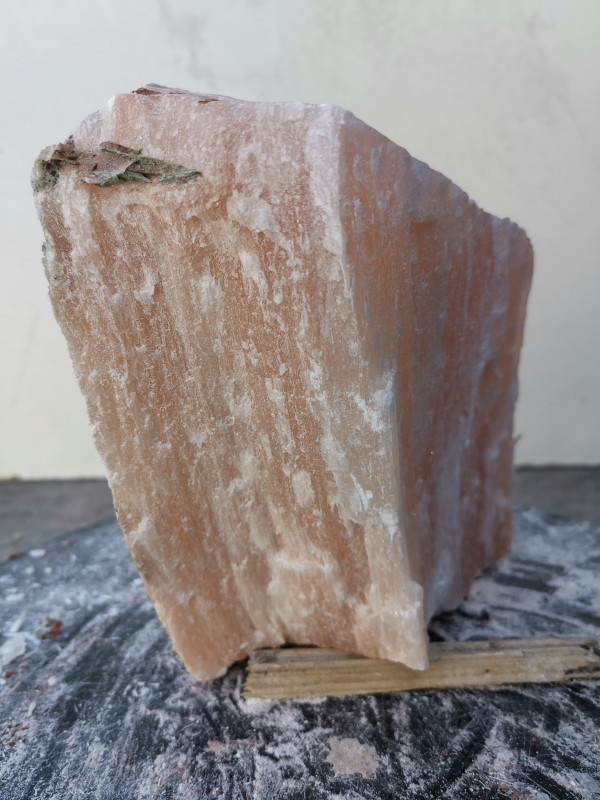 Selenit; Heilstein; Einzelst�ck; aus Marokko; orange; 3,080 kg