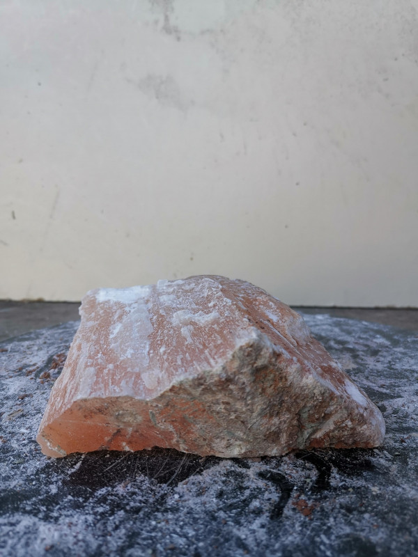 Selenit; Heilstein; Einzelst�ck; aus Marokko; orange; 1,170 kg