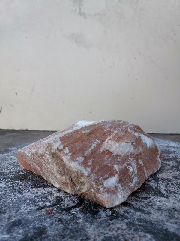 Selenit; Heilstein; Einzelst�ck; aus Marokko; orange; 1,170 kg