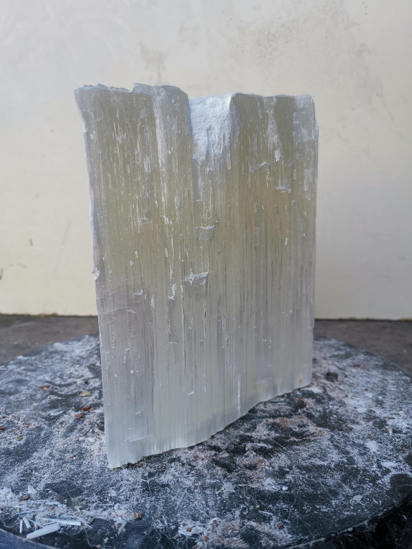 Selenit; Heilstein; Einzelst�ck; Marokko; transparent; 5,920 kg