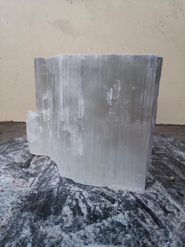 Selenit; Heilstein; Einzelst�ck; transparent; 3,320 kg