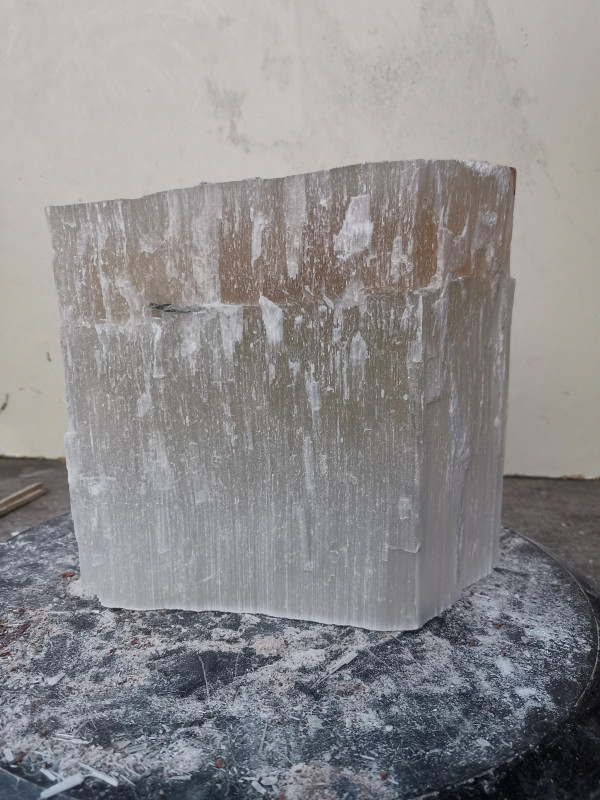 Selenit; Heilstein; Einzelst�ck; transparent; 5,080 kg
