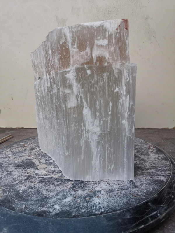Selenit; Heilstein; Einzelst�ck; transparent; 5,080 kg