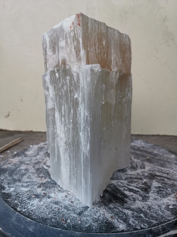 Selenit; Heilstein; Einzelst�ck; transparent; 5,080 kg