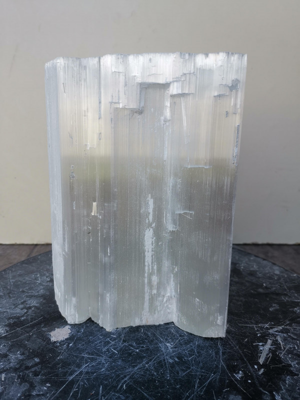 Selenit; Heilstein; Einzelst�ck; Marokko; transparent; 3,730 kg