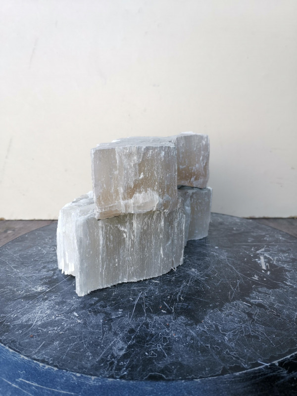 Selenit; Heilstein; Einzelst�ck; Marokko; transparent; 2,820 kg
