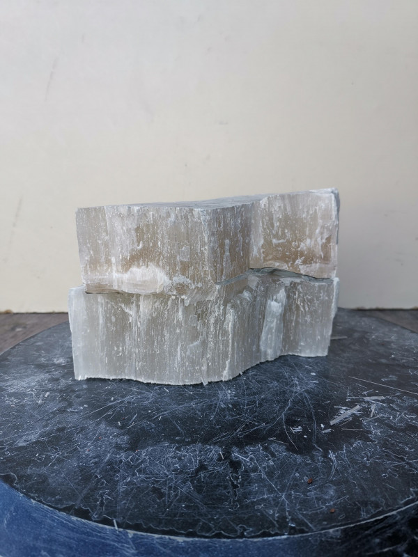 Selenit; Heilstein; Einzelst�ck; Marokko; transparent; 2,820 kg