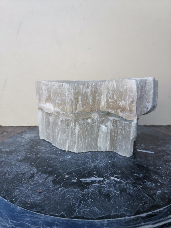 Selenit; Heilstein; Einzelst�ck; Marokko; transparent; 2,820 kg