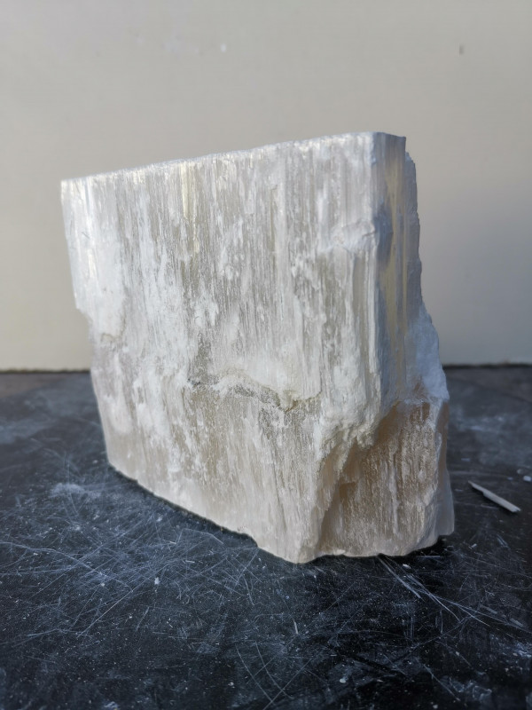 Selenit; Heilstein; Einzelst�ck; Marokko; transparent; 1,410 kg