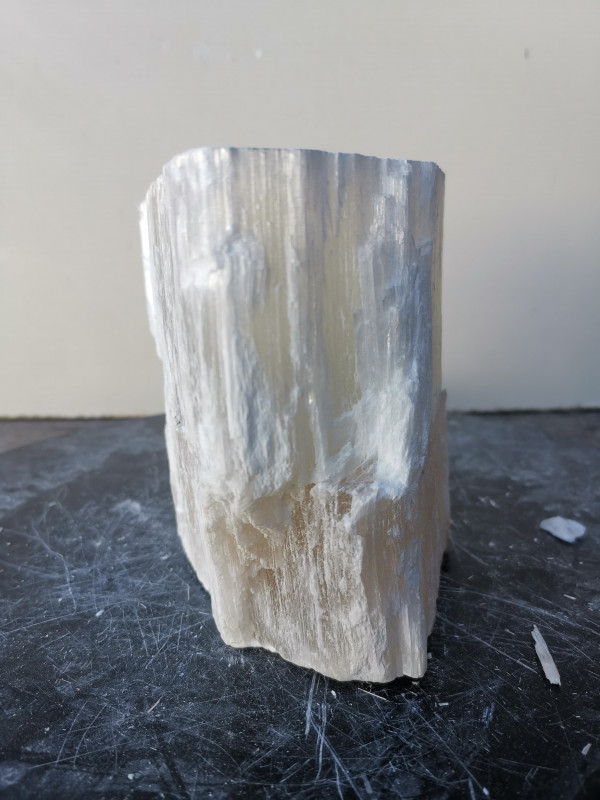 Selenit; Heilstein; Einzelst�ck; Marokko; transparent; 1,410 kg