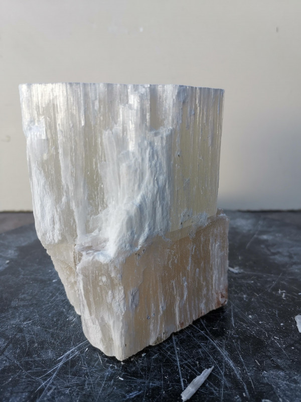 Selenit; Heilstein; Einzelst�ck; Marokko; transparent; 1,410 kg