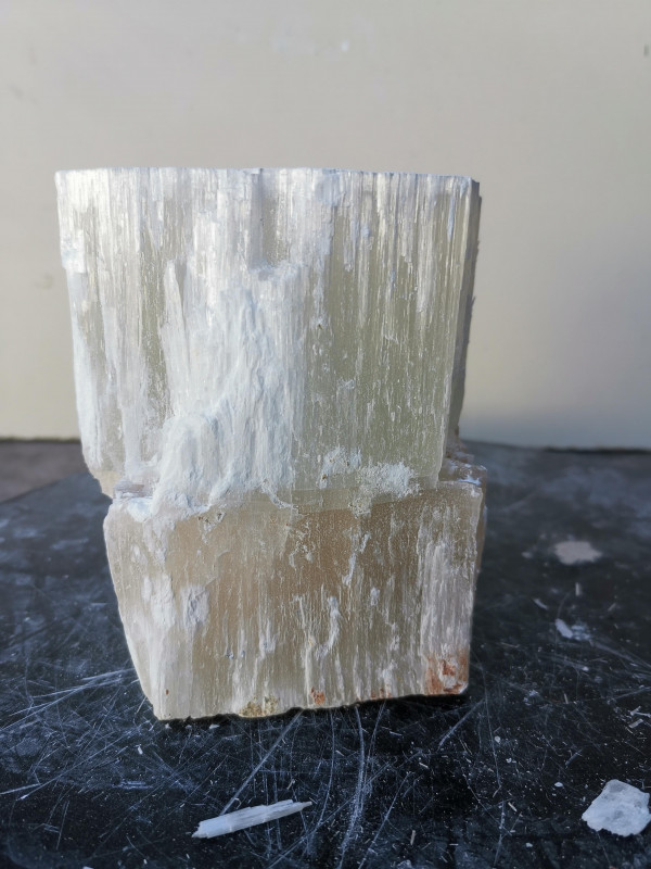 Selenit; Heilstein; Einzelst�ck; Marokko; transparent; 1,410 kg