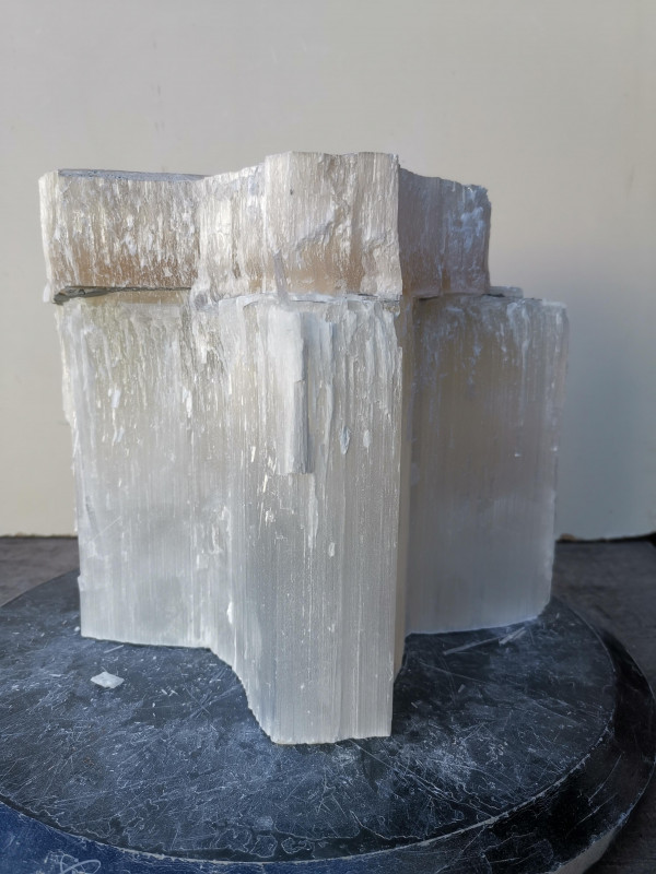 Selenit; Heilstein; Einzelst�ck; Marokko; transparent; 7,960 kg