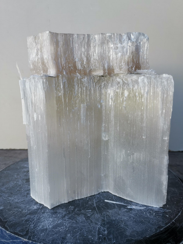 Selenit; Heilstein; Einzelst�ck; Marokko; transparent; 7,960 kg
