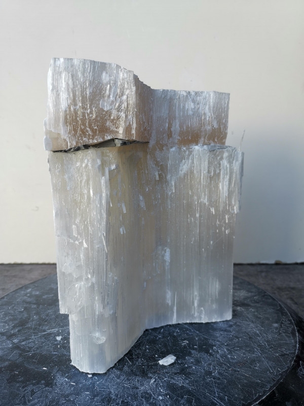 Selenit; Heilstein; Einzelst�ck; Marokko; transparent; 7,960 kg