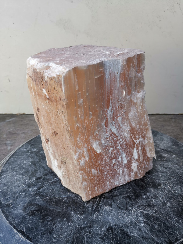 Selenit; Heilstein; Einzelst�ck; aus Marokko; orange; 5,660 kg