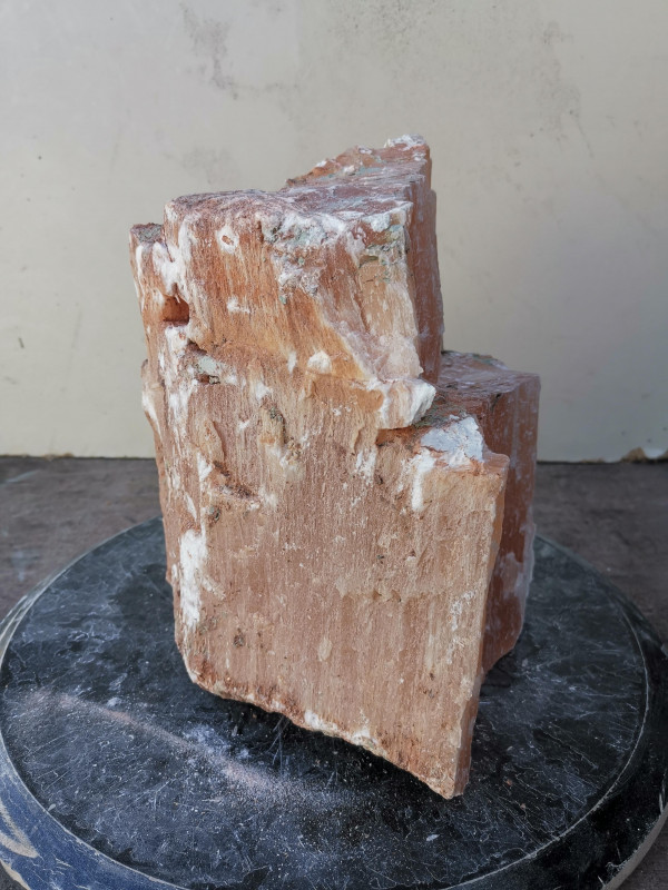 Selenit; Heilstein; Einzelst�ck; aus Marokko; orange; 8,570 kg