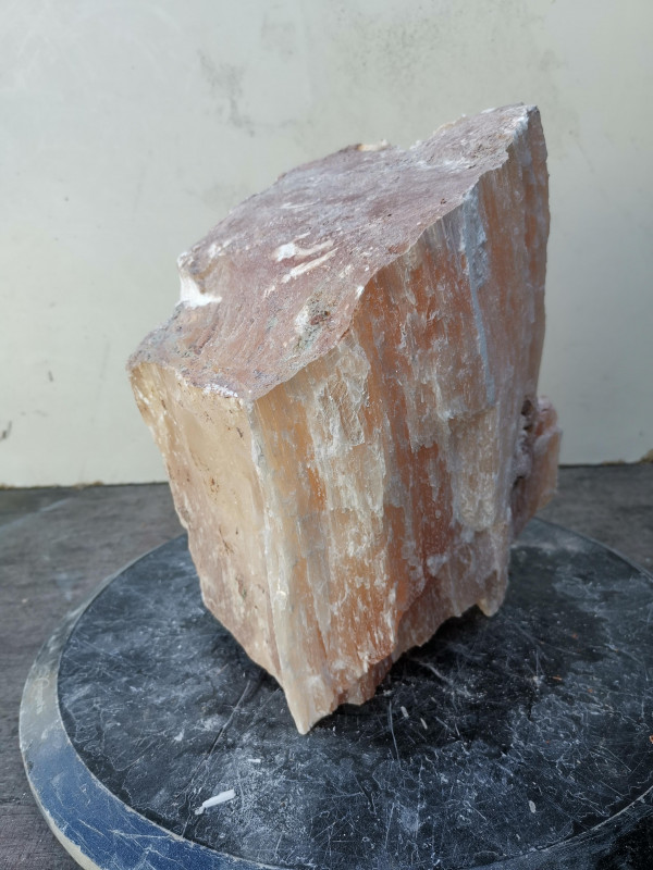 Selenit; Heilstein; Einzelst�ck; aus Marokko; orange; 8,880 kg