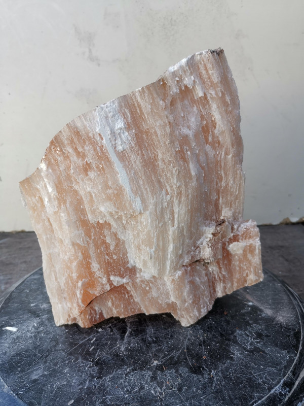 Selenit; Heilstein; Einzelst�ck; aus Marokko; orange; 8,880 kg