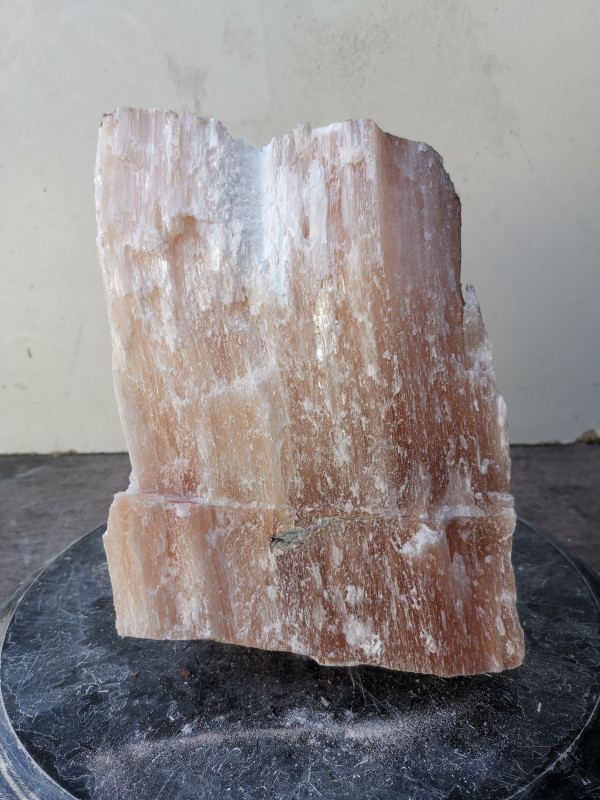 Selenit; Heilstein; Einzelst�ck; aus Marokko; orange; 8,880 kg