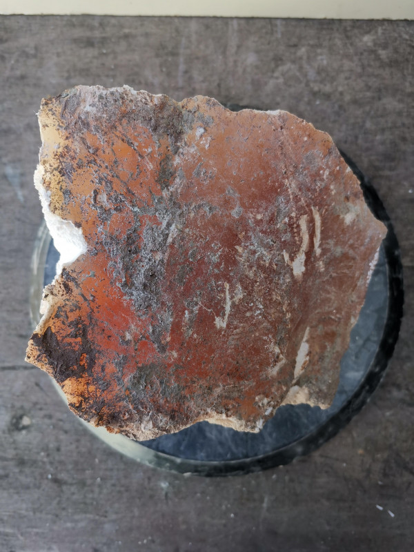 Selenit; Heilstein; Einzelst�ck; aus Marokko; orange; 8,880 kg