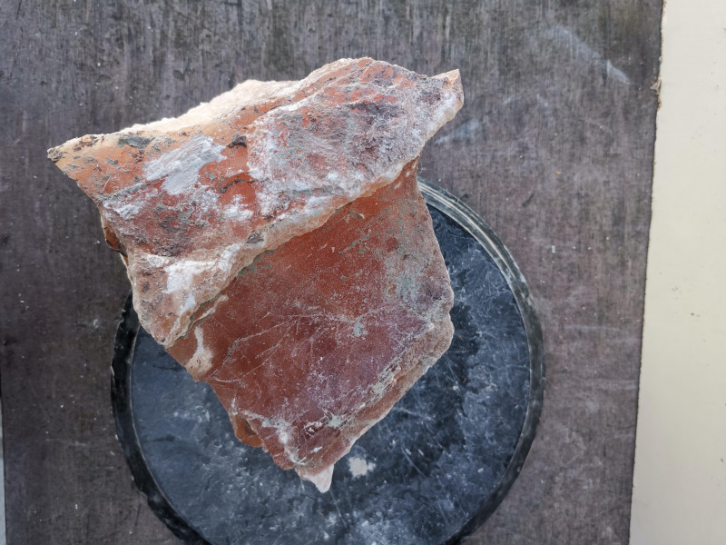 Selenit; Heilstein; Einzelst�ck; aus Marokko; orange; 8,880 kg