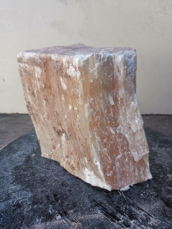 Selenit; Heilstein; Einzelst�ck; aus Marokko; orange; 3,560 kg