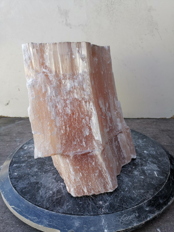 Selenit; Heilstein; Einzelst�ck; aus Marokko; orange; 9,600 kg