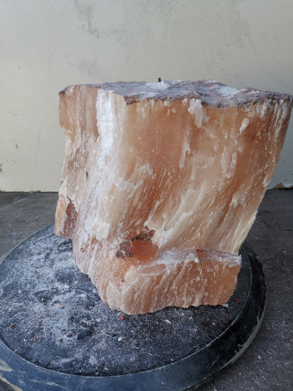 Selenit; Heilstein; Einzelst�ck; aus Marokko; orange; 9,180 kg