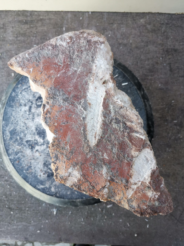 Selenit; Heilstein; Einzelst�ck; aus Marokko; orange; 9,180 kg
