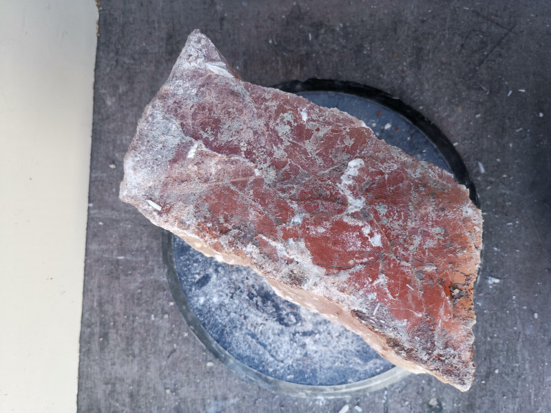 Selenit; Heilstein; Einzelst�ck; aus Marokko; orange; 9,180 kg