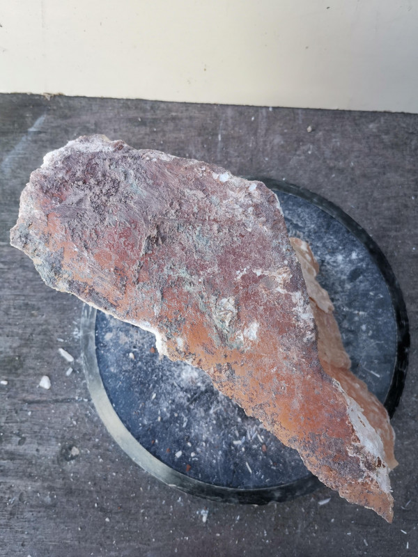 Selenit; Heilstein; Einzelst�ck; aus Marokko; orange; 10,620 kg