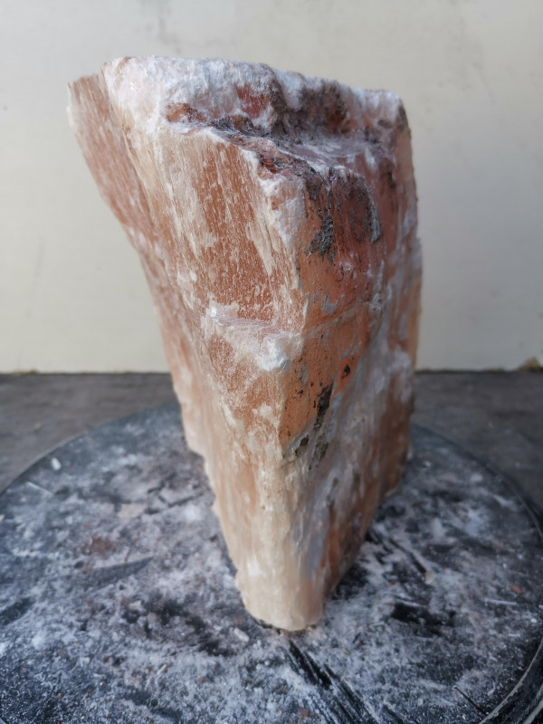 Selenit; Heilstein; Einzelst�ck; aus Marokko; orange; 6,640 kg
