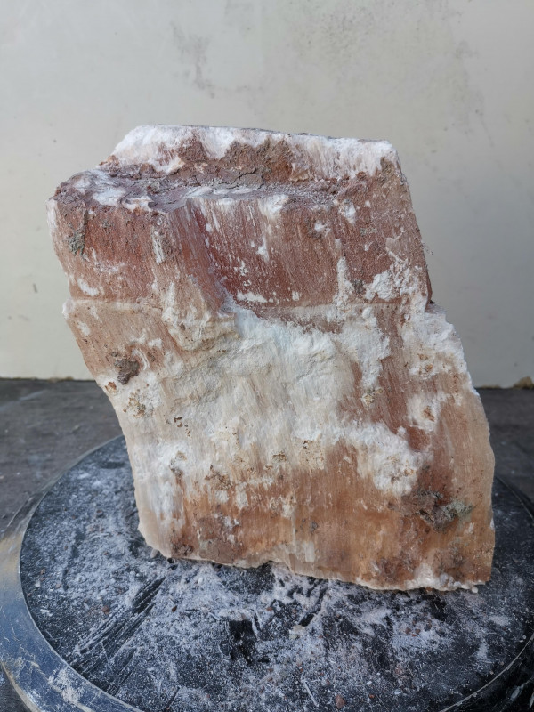 Selenit; Heilstein; Einzelst�ck; aus Marokko; orange; 6,640 kg